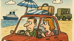 Dowcip: Małżonkowie jadą na wakacje, ustalają...